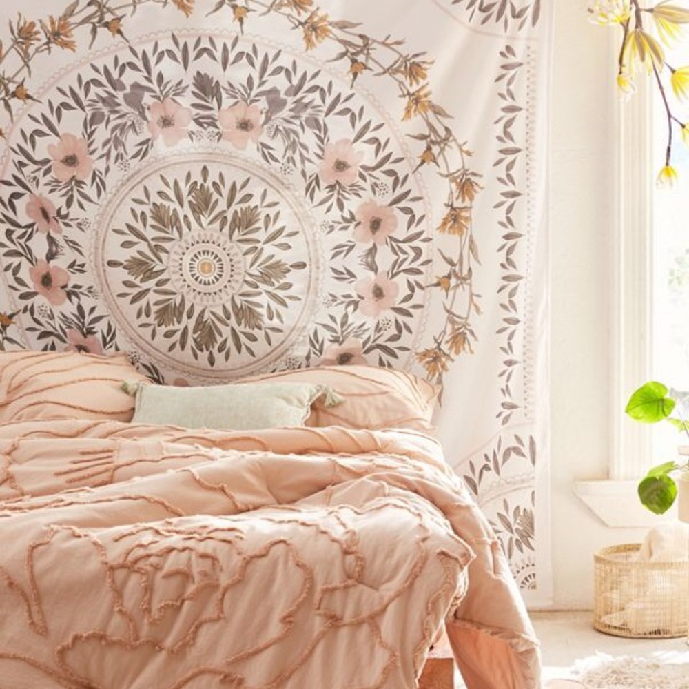 Floral Medallion Tapestry 🌸